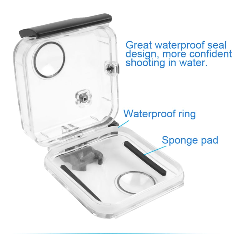 40m Waterproof Housing Protective Case  for GoPro Fusion, with Buckle Basic Mount & Screw & Wrench - Waterproof Cases by PMC TechLife | Online Shopping South Africa | PMC TechLife | Buy Now Pay Later Mobicred