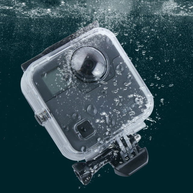 40m Water-resistant Housing Protective Case  for GoPro Fusion, with Buckle Basic Mount & Screw & Wrench