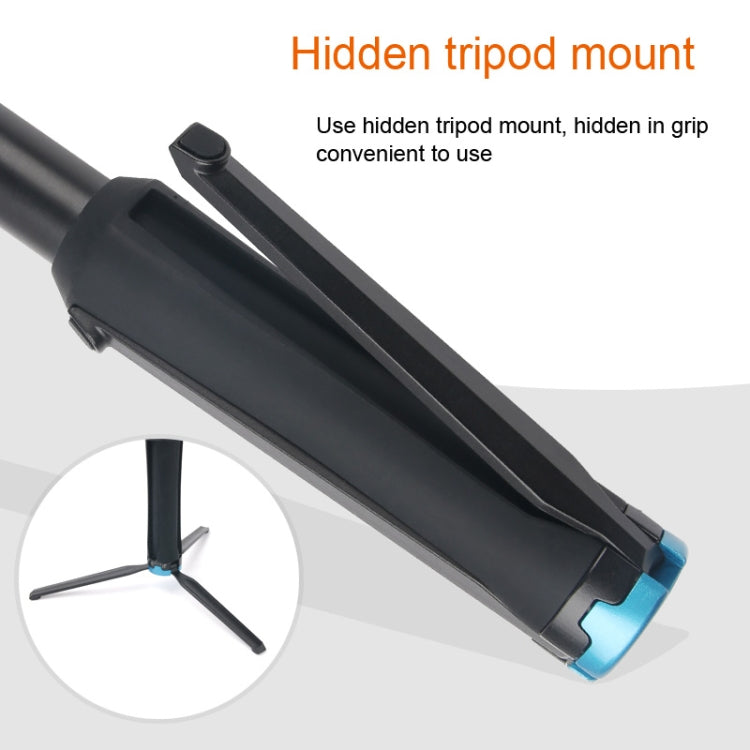 Portable Foldable Tripod Holder Selfie Monopod Stick for GoPro, Insta360, DJI and Other Action Cameras, Length: 23.5-81cm - Extendable Pole by PMC TechLife | Online Shopping South Africa | PMC TechLife | Buy Now Pay Later Mobicred
