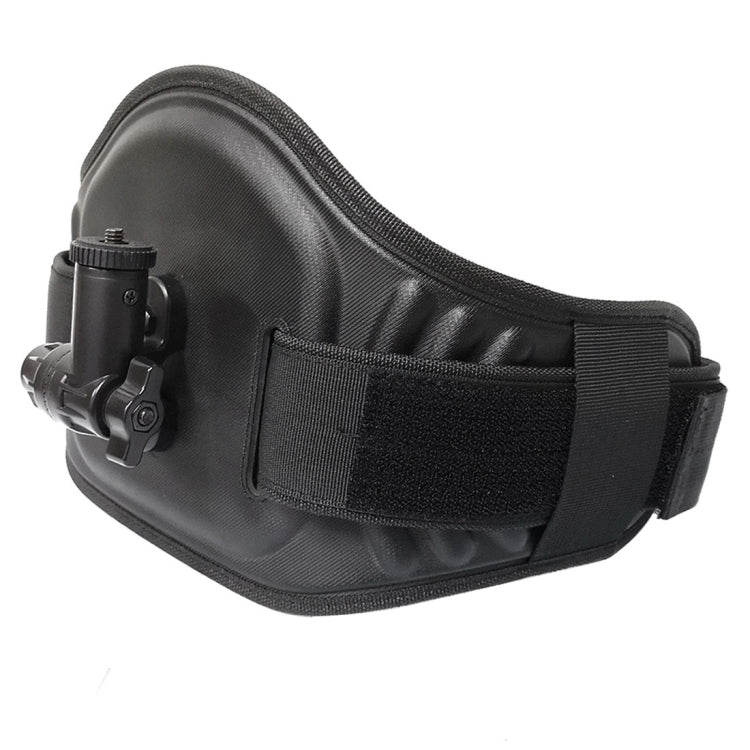 Waist Belt Mount Strap with Adapter & Screw for GoPro, Insta360, DJI and Other Action Cameras(Black) - Chest Belt by PMC Jewellery | Online Shopping South Africa | PMC Jewellery | Buy Now Pay Later Mobicred