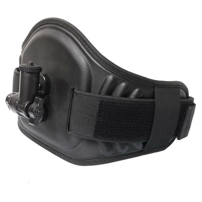 Waist Belt Mount Strap with Adapter & Screw for GoPro, Insta360, DJI and Other Action Cameras(Black) - Chest Belt by PMC Jewellery | Online Shopping South Africa | PMC Jewellery | Buy Now Pay Later Mobicred