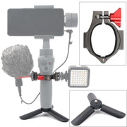 Mini Tripod Mount + Flashlight Extension Bracket  for DJI OSMO Mobile 2