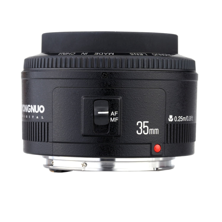 YONGNUO YN35MM F2N 1:2 AF/MF Wide-Angle Fixed/Prime Auto Focus Lens for Nikon DSLR Cameras(Black) - free shipping - PMC TechLife - Order now!