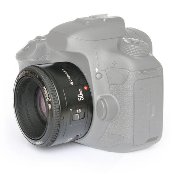 YONGNUO YN50MM F1.8C Auto Focus Lens for Canon EF Mount New Lens(Black)