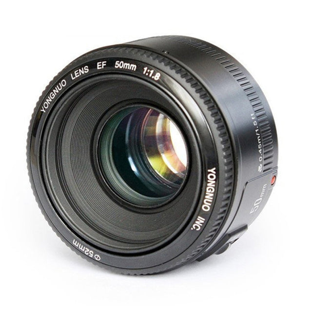 YONGNUO YN50MM F1.8C Auto Focus Lens for Canon EF Mount New Lens(Black)