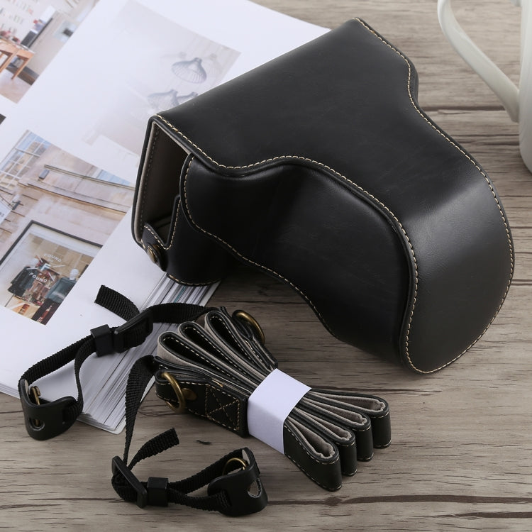 Full Body Camera PU Leather Case Bag with Strap for Fujifilm X-A5 (Black) - free shipping - PMC TechLife - Order now!