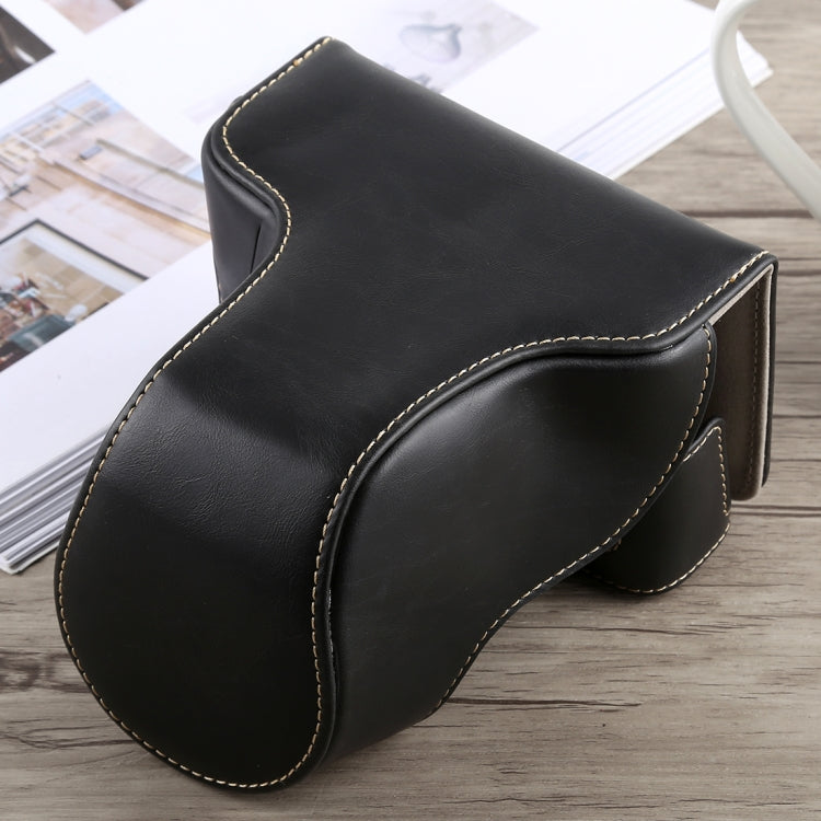 Full Body Camera PU Leather Case Bag with Strap for Fujifilm X-A5 (Black) - free shipping - PMC TechLife - Order now!