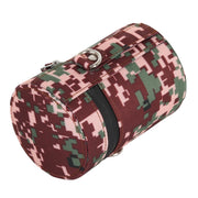 Camouflage Color Small Lens Case Zippered Cloth Pouch Box for DSLR Camera Lens, Size: 11x8x8cm (Brown)