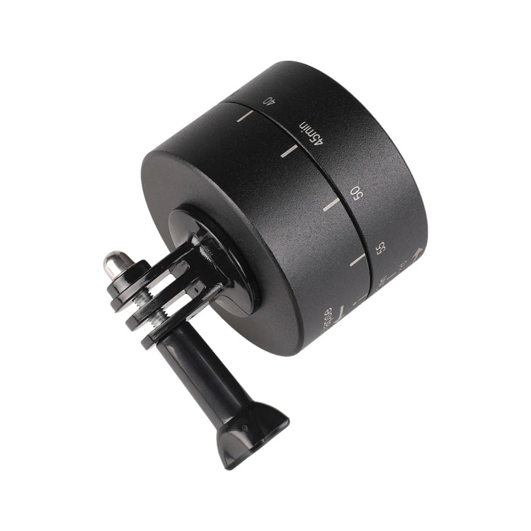 360 Degree Auto Rotation 60 Minutes Time Lapse Stabilizer Tripod Head Adapter for GoPro(Black)
