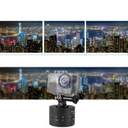 360 Degree Auto Rotation 60 Minutes Time Lapse Stabilizer Tripod Head Adapter for GoPro(Black)