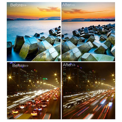 JUNESTAR Proffesional 58mm Lens Filter ND Filter Kits (ND2 + ND4 + ND8) for GoPro & Xiaomi Xiaoyi Yi & SJCAM Sport Action Camera - free shipping - PMC Jewellery - Order now!
