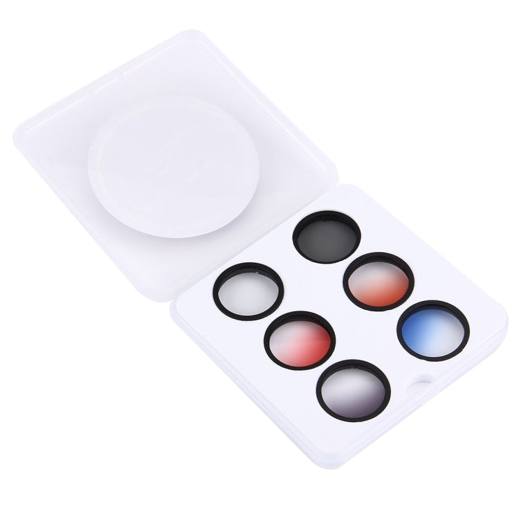 JUNESTAR 6 in 1 Professional 34mm Lens Filter(CPL + UV + Gradual Red + Gradual Orange + Gradual Blue + Gradual Grey) for DJI Phantom 3 & 4 - free shipping - PMC TechLife - Order now!