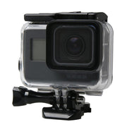 For GoPro HERO6 /5 Black 60m Underwater Water-resistant Housing Diving Case with Touch Screen Back Door & Filter / Buckle Basic Mount & Screw, No Need to Disassemble Lens