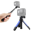 GP446 Multifunctional Mini Fixed Tripod for GoPro, Insta360, DJI and Other Action Cameras(Blue) - Holder by PMC TechLife | Online Shopping South Africa | PMC TechLife | Buy Now Pay Later Mobicred
