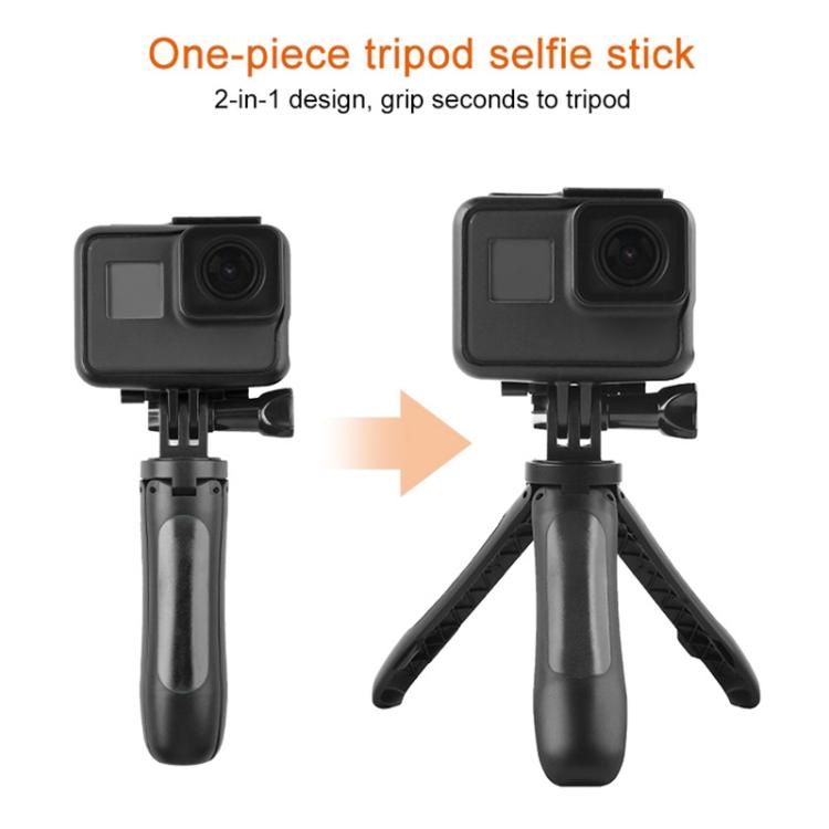 GP446 Multifunctional Mini Fixed Tripod for GoPro, Insta360, DJI and Other Action Cameras(Red) - Holder by PMC TechLife | Online Shopping South Africa | PMC TechLife | Buy Now Pay Later Mobicred