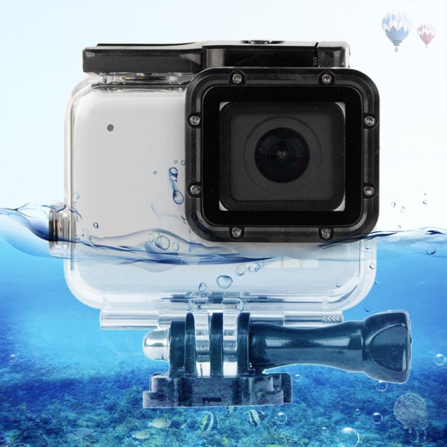 GP452 Water-resistant Case + Touch Back Cover for GoPro HERO7 White / Silver