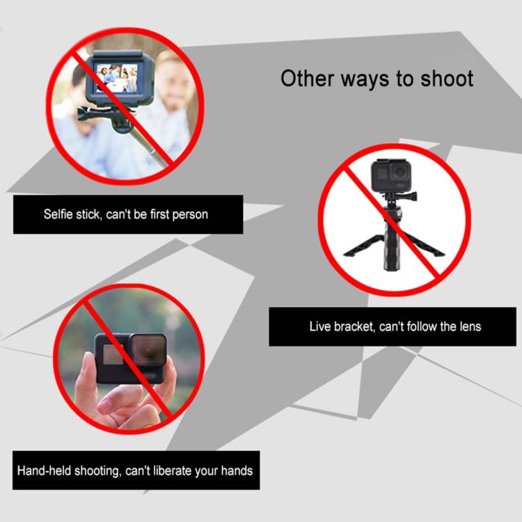 GP458 Camera Neck Fixed Shooting Bracket for GoPro, Insta360, DJI and Other Action Cameras - Holder by PMC TechLife | Online Shopping South Africa | PMC TechLife | Buy Now Pay Later Mobicred