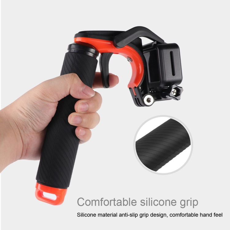 Shutter Trigger + Floating Hand Grip Diving Buoyancy Stick with Adjustable Anti-lost Strap & Screw & Wrench for DJI Osmo Action