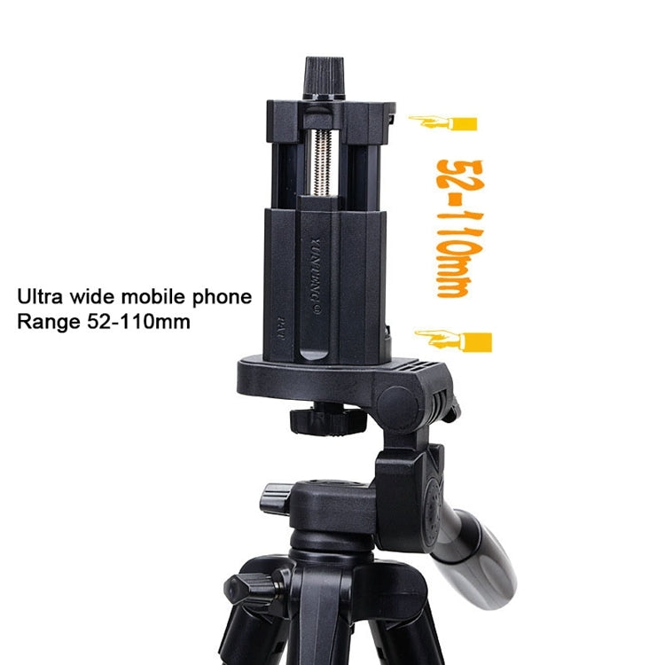 YUNTENG VCT-5208RM Aluminum Magnesium Alloy Leg Tripod Mount with Bluetooth Remote Control & Tripod Head & Phone Clamp for SLR Camera & Smartphones, Height: 125cm - free shipping - PMC TechLife - Order now!
