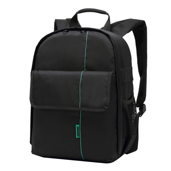INDEPMAN DL-B013 Portable Water-resistant Scratch-proof Outdoor Sports Backpack Camera Bag Phone Tablet Bag for GoPro, SJCAM, Nikon, Canon, Xiaomi Xiaoyi YI, iPad, Apple, Samsung, Huawei, Size: 26.5 * 12.5 * 33 cm(Green)