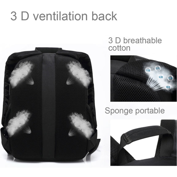 INDEPMAN DL-B013 Portable Water-resistant Scratch-proof Outdoor Sports Backpack Camera Bag Phone Tablet Bag for GoPro, SJCAM, Nikon, Canon, Xiaomi Xiaoyi YI, iPad, Apple, Samsung, Huawei, Size: 26.5 * 12.5 * 33 cm(Green)