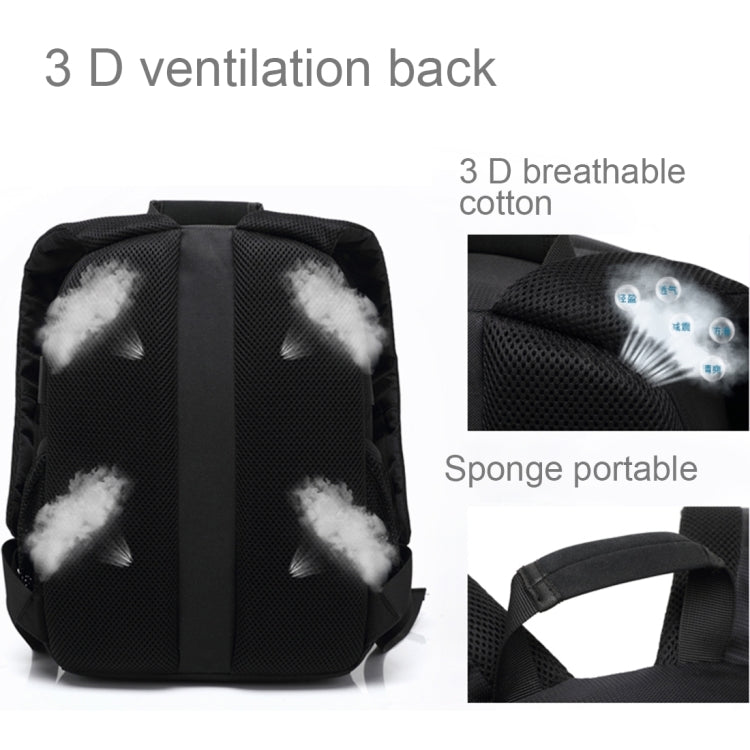 INDEPMAN DL-B013 Portable Water-resistant Scratch-proof Outdoor Sports Backpack Camera Bag Phone Tablet Bag for GoPro, SJCAM, Nikon, Canon, Xiaomi Xiaoyi YI, iPad, Apple, Samsung, Huawei, Size: 26.5 * 12.5 * 33 cm(Green)