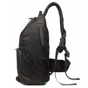 INDEPMAN DL-B016 Portable Water-resistant Scratch-proof Outdoor Sports Sling Shoulder Bag Camera Bag Phone Tablet Bag for GoPro, SJCAM, Nikon, Canon, Xiaomi Xiaoyi YI, iPad, Apple, Samsung, Huawei, Size: 25.5 * 19 * 44 cm(Green)