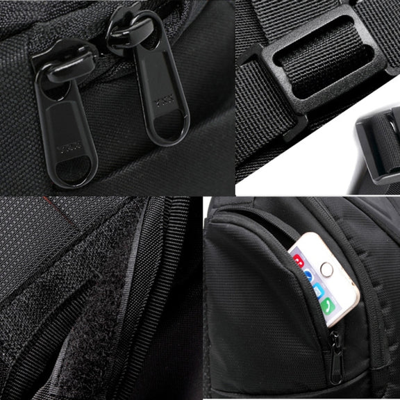 INDEPMAN DL-B016 Portable Water-resistant Scratch-proof Outdoor Sports Sling Shoulder Bag Camera Bag Phone Tablet Bag for GoPro, SJCAM, Nikon, Canon, Xiaomi Xiaoyi YI, iPad, Apple, Samsung, Huawei, Size: 25.5 * 19 * 44 cm(Green)