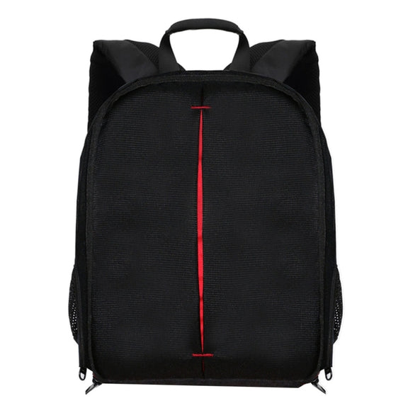 DL-B028 Portable Casual Style Water-resistant Scratch-proof Outdoor Sports Backpack SLR Camera Bag Phone Bag for GoPro, SJCAM, Nikon, Canon, Xiaomi Xiaoyi YI, iPad, Apple, Samsung, Huawei, Size: 27.5 * 12.5 * 34 cm(Orange)