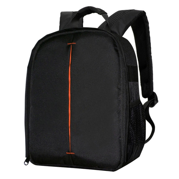 DL-B028 Portable Casual Style Water-resistant Scratch-proof Outdoor Sports Backpack SLR Camera Bag Phone Bag for GoPro, SJCAM, Nikon, Canon, Xiaomi Xiaoyi YI, iPad, Apple, Samsung, Huawei, Size: 27.5 * 12.5 * 34 cm(Red)