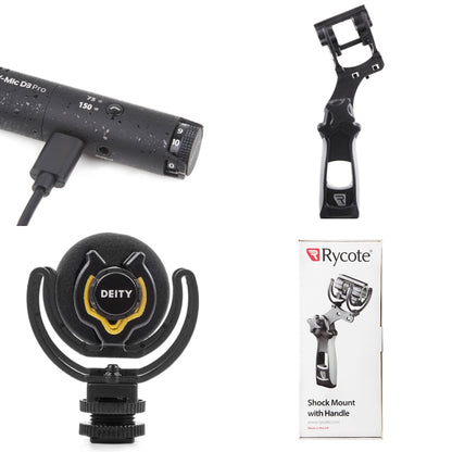 Deity V-Mic D3 Pro Kit Directional Condenser Shotgun Microphone with Shock Mount with Handle (Black) - free shipping - PMC Jewellery - Order now!