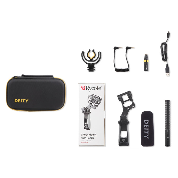 Deity V-Mic D3 Pro Kit Directional Condenser Shotgun Microphone with Shock Mount with Handle (Black) - free shipping - PMC Jewellery - Order now!