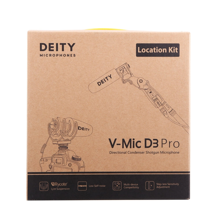 Deity V-Mic D3 Pro Kit Directional Condenser Shotgun Microphone with Shock Mount with Handle (Black) - free shipping - PMC Jewellery - Order now!