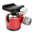 FITTEST X4 Low Center of Gravity High Locking Force Panoramic Ball Head with Quick Release Plate for DSLR & Digital Cameras, Load Max 10kg(Red) - free shipping - PMC TechLife - Order now!