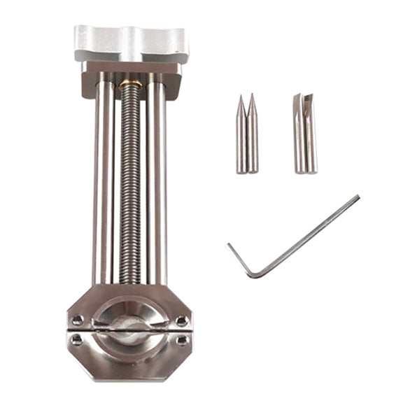 ZXGJ0002 Double-sided Lens Thread Screw Stainless Steel Repair Shaper Tool for Tripod Quick Release Plate / Camera Lens