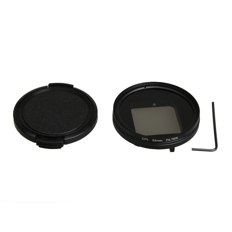 For GoPro HERO5 Proffesional 52mm Lens Filter(CPL Filter + Lens Protective Cap + Hex Spanner) & (UV Filter + Lens Protective Cap + Hex Spanner) - Lens Filter by PMC TechLife | Online Shopping South Africa | PMC TechLife | Buy Now Pay Later Mobicred