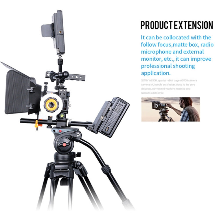 YELANGU C6 Camera Video Cage Stabilizer for Sony A6000 / A6300 / A6500 / A6400 (Black) - Camera Cage by YELANGU | Online Shopping South Africa | PMC TechLife | Buy Now Pay Later Mobicred