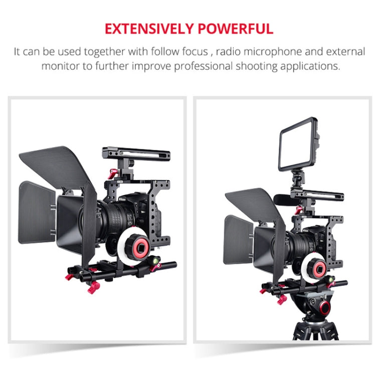 YELANGU C8 YLG0910 Handle Video Camera Cage Stabilizer(Black) - free shipping - PMC Jewellery - Order now!