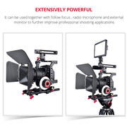 YELANGU C8 YLG0910 Handle Video Camera Cage Stabilizer(Black)