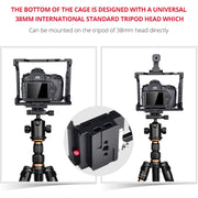YELANGU C8 YLG0910 Handle Video Camera Cage Stabilizer(Black)