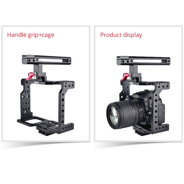 YELANGU C8 YLG0910 Handle Video Camera Cage Stabilizer(Black) - free shipping - PMC Jewellery - Order now!