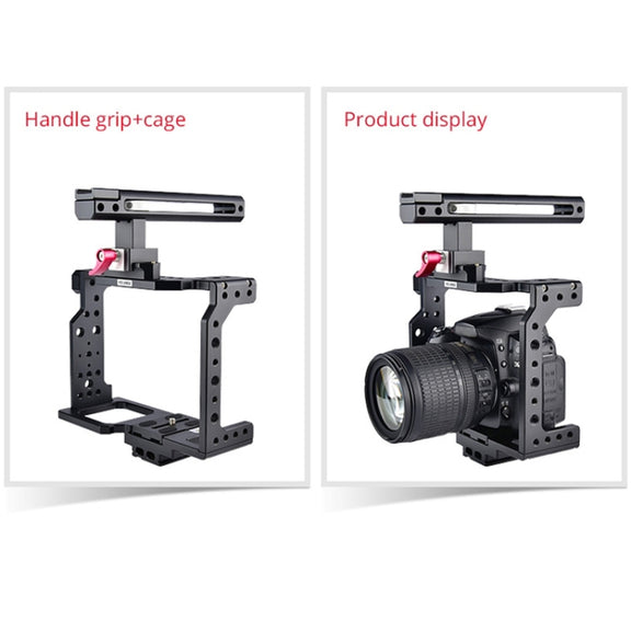 YELANGU C8 YLG0910 Handle Video Camera Cage Stabilizer(Black)