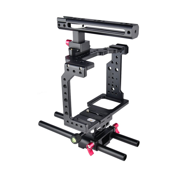 YELANGU C8 YLG0910 Handle Video Camera Cage Stabilizer(Black)