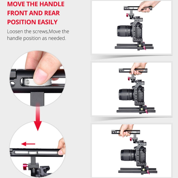 YELANGU C8 YLG0910 Handle Video Camera Cage Stabilizer(Black) - free shipping - PMC TechLife - Order now!