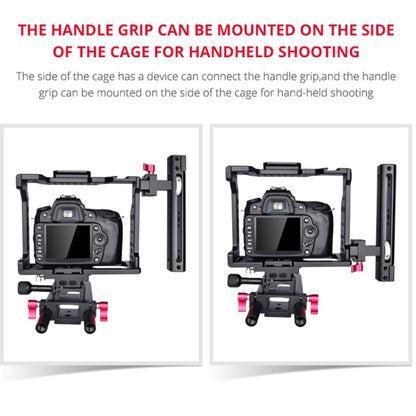 YELANGU C8 YLG0910 Handle Video Camera Cage Stabilizer(Black) - free shipping - PMC Jewellery - Order now!