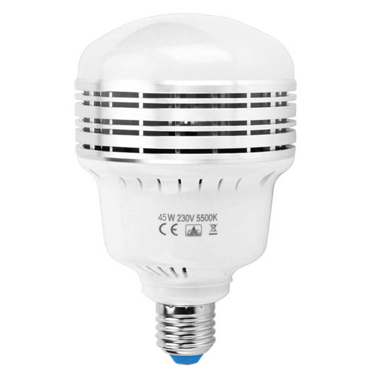 MANTOO PGL45 45W 230V 5500K 5460LM LED Light Bulb for Photography Lighting - free shipping - PMC Jewellery - Order now!