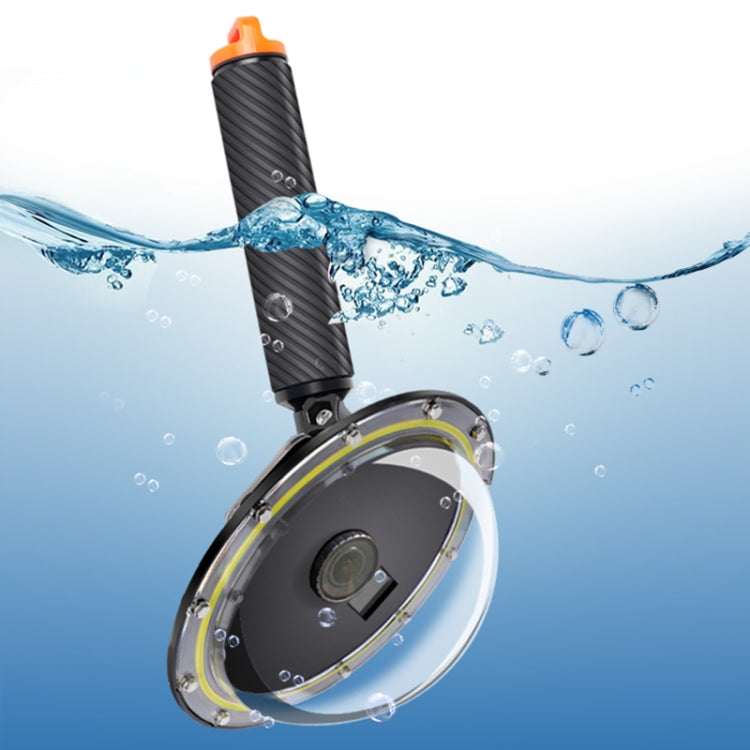 RUIGPRO Floating Hand Grip Dome Port Underwater Diving Camera Lens Transparent Cover for DJI Osmo Action - free shipping - PMC TechLife - Order now!