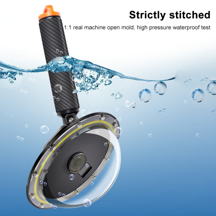 RUIGPRO Floating Hand Grip Dome Port Underwater Diving Camera Lens Transparent Cover for DJI Osmo Action - free shipping - PMC TechLife - Order now!
