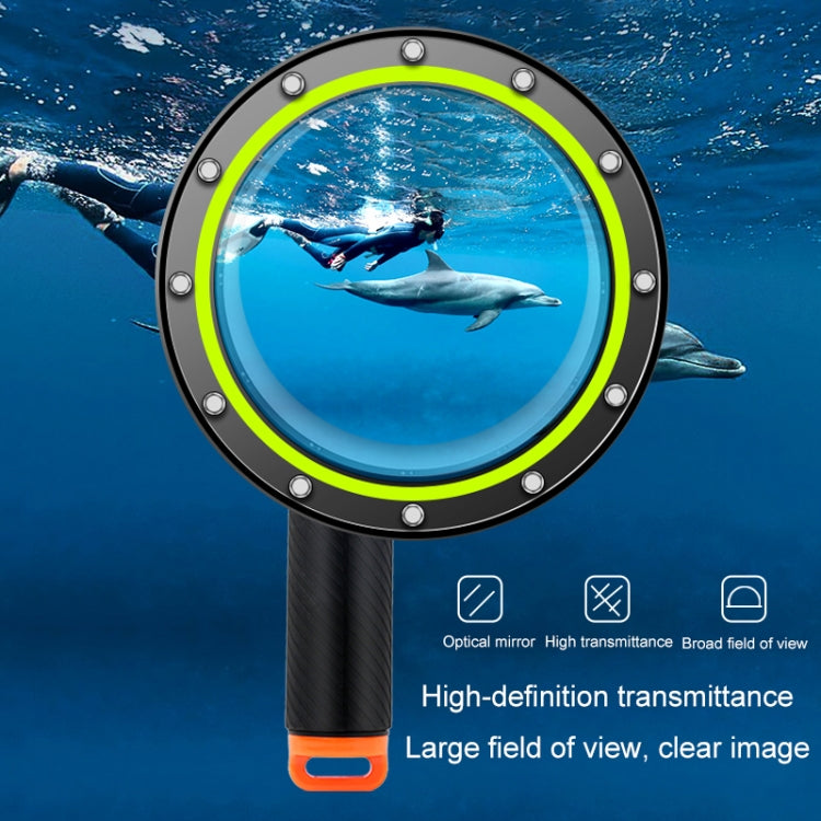 RUIGPRO Floating Hand Grip Dome Port Underwater Diving Camera Lens Transparent Cover for DJI Osmo Action - free shipping - PMC TechLife - Order now!
