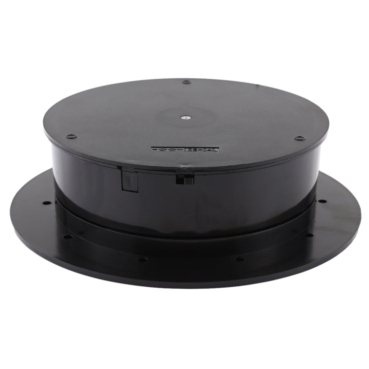 20cm 360 Degree Electric Rotating Turntable Display Stand Photography Video Shooting Props Turntable, Load 1.5kg, Powered by Battery & USB(Black) - free shipping - PMC Jewellery - Order now!